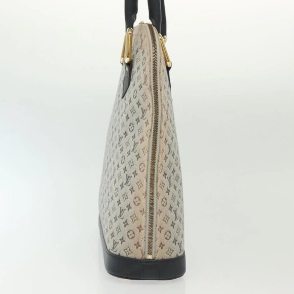 LOUIS VUITTON Monogram Mini Alma Haut Hand Bag Blue M92202 LV Auth 141760 - Picture 6 of 16